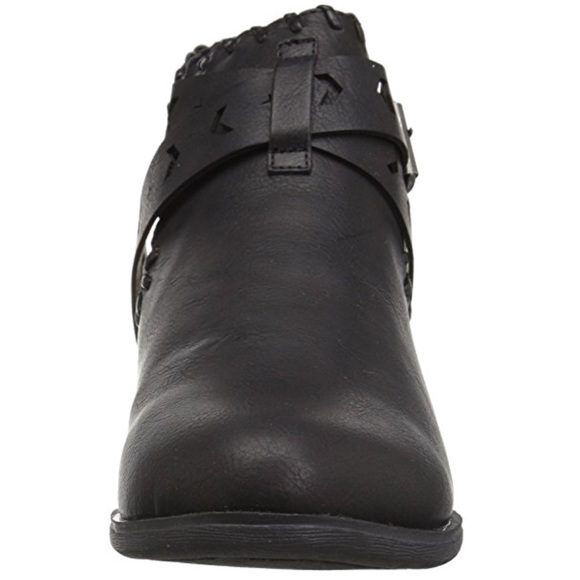 Black Brisbane Cut Out Festival Boho Ankle Bootie - Picture 5 of 5